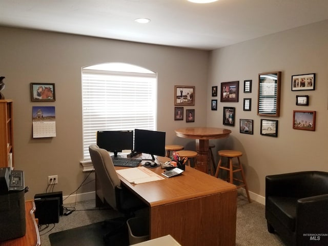 3847 N 2456 E, Filer, ID 83328 - carpeted home office featuring baseboards and recessed lighting