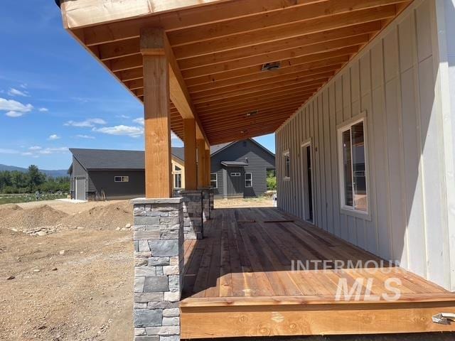 36 Coski Spgs, Garden Valley, ID 83622 - view of wooden terrace