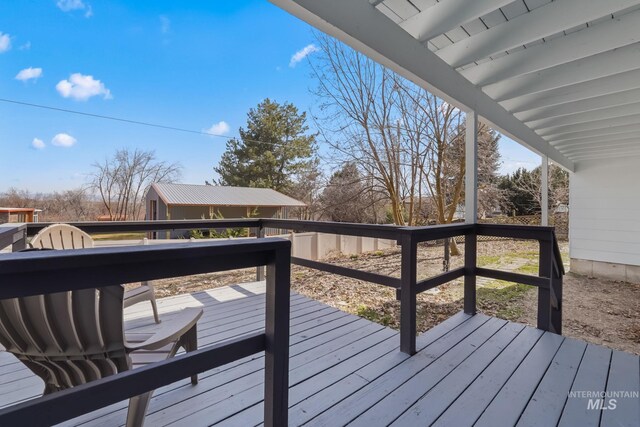 22168 Rio Vista Dr, Caldwell, ID 83607 - view of wooden terrace
