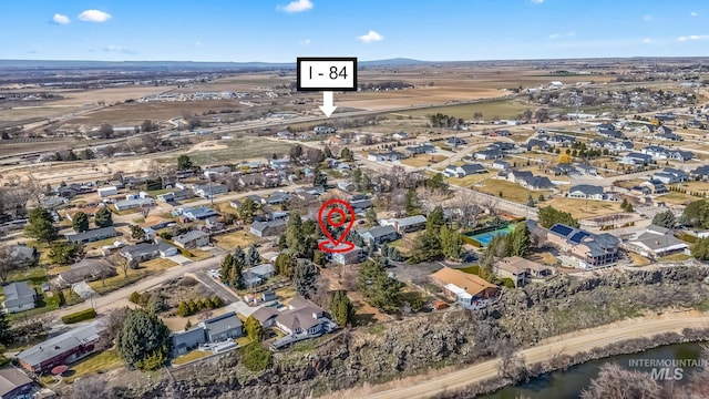22168 Rio Vista Dr, Caldwell, ID 83607 - drone / aerial view featuring a residential view