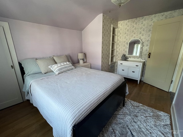 1351 Poplar, Twin Falls, ID 83301 - bedroom featuring wood finished floors and wallpapered walls