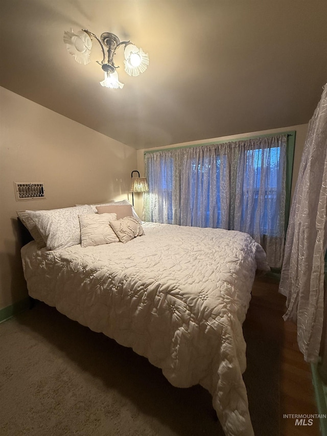 1351 Poplar, Twin Falls, ID 83301 - bedroom with lofted ceiling and baseboards