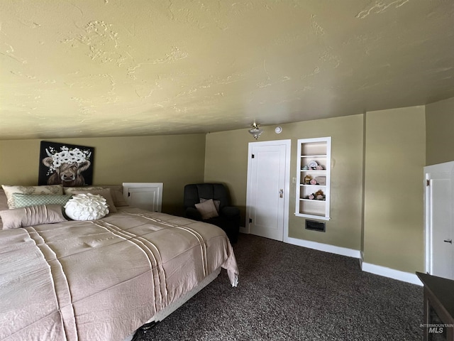 1351 Poplar, Twin Falls, ID 83301 - bedroom with dark colored carpet and a textured ceiling