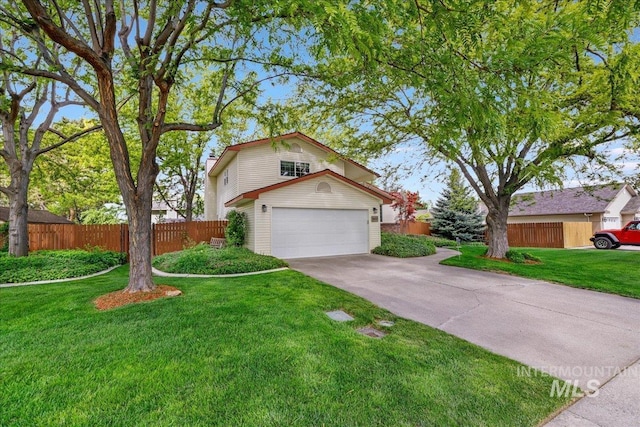 1037 Pahsimeroi Dr, Twin Falls, ID 83301 - traditional home featuring concrete driveway and a garage