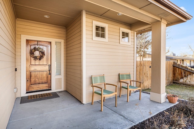 view of entrance to property