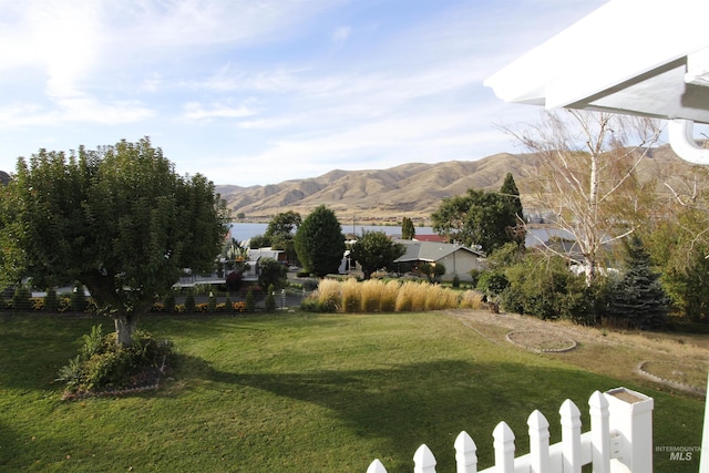 930 Coulter Ln, Clarkston, WA 99403 - view of yard with a water and mountain view