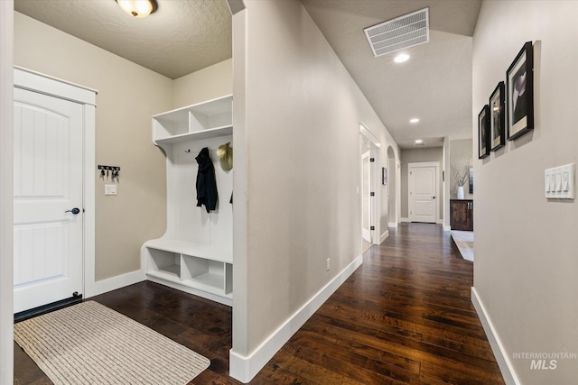 11714 W Pinewood River Ln, Star, ID 83669 - mudroom featuring wood-type flooring and recessed lighting