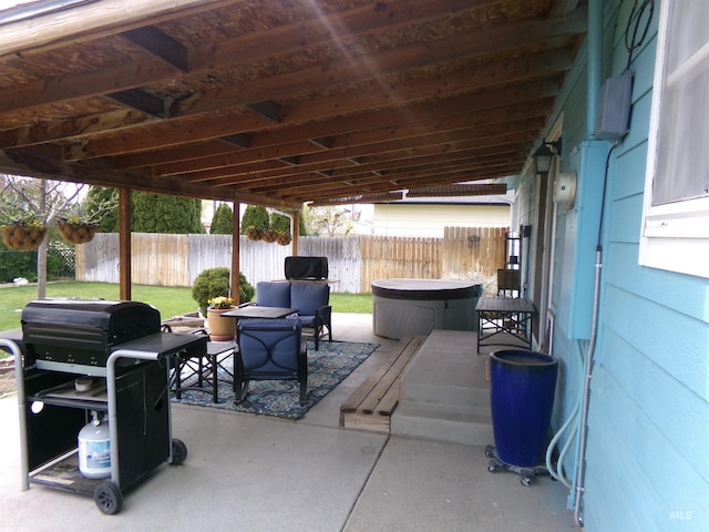 1835 Lincoln St, Mountain Home, ID 83647 - view of patio with fence
