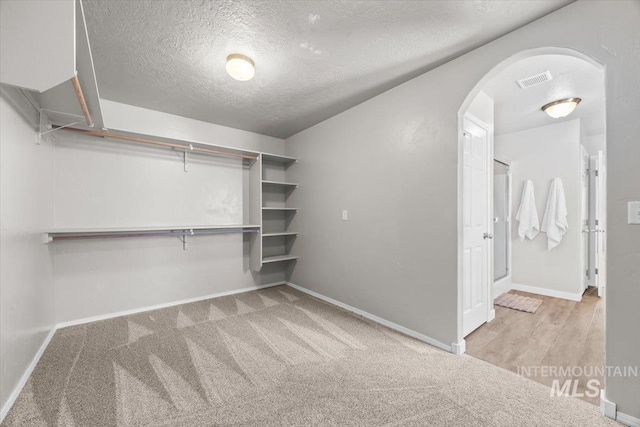 120 Pilgrim Way, Middleton, ID 83644 - spacious closet with carpet flooring and arched walkways