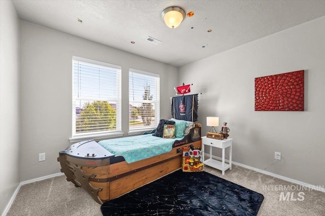 120 Pilgrim Way, Middleton, ID 83644 - bedroom featuring carpet, baseboards, and a textured ceiling