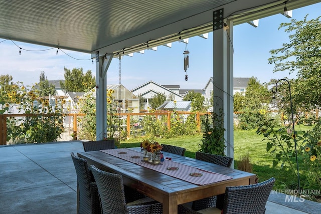 120 Pilgrim Way, Middleton, ID 83644 - view of patio featuring outdoor dining space
