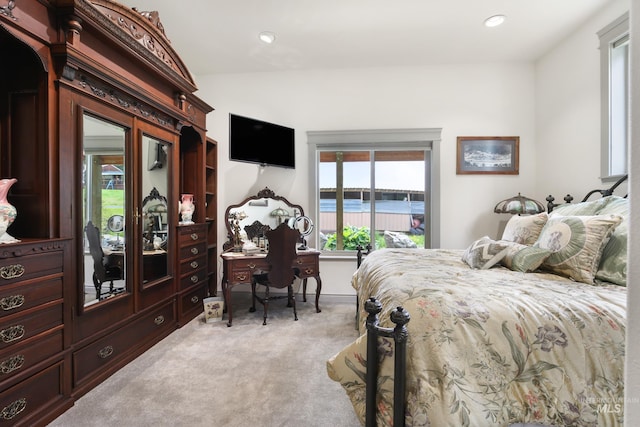 110 S 3rd Ave, Pierce, ID 83546 - bedroom with carpet and recessed lighting