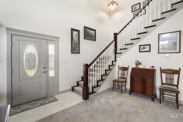 110 S 3rd Ave, Pierce, ID 83546 - entrance foyer with stairs and baseboards