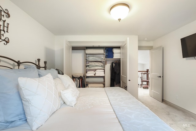 110 S 3rd Ave, Pierce, ID 83546 - bedroom with carpet flooring, a closet, and baseboards
