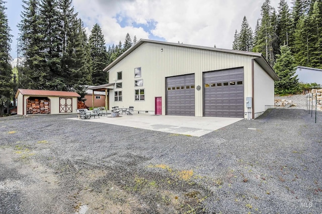 110 S 3rd Ave, Pierce, ID 83546 - view of detached garage