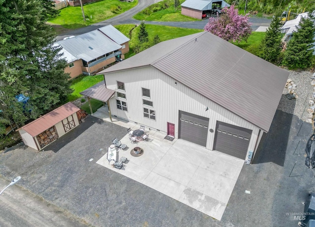 110 S 3rd Ave, Pierce, ID 83546 - view from above of property