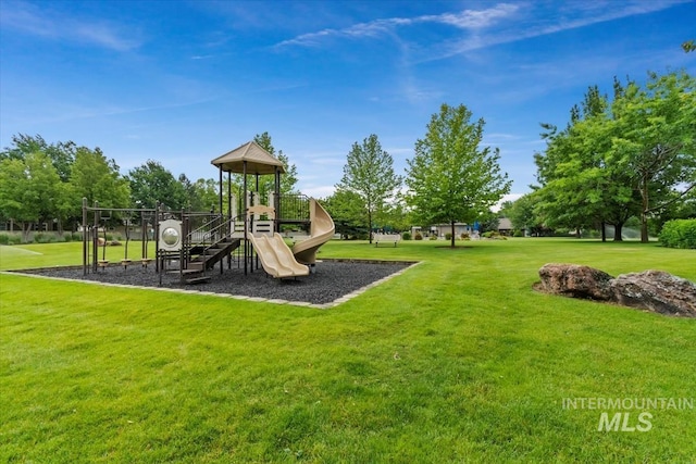 12231 W Caribee Inlet Dr, Star, ID 83669 - community play area featuring a lawn