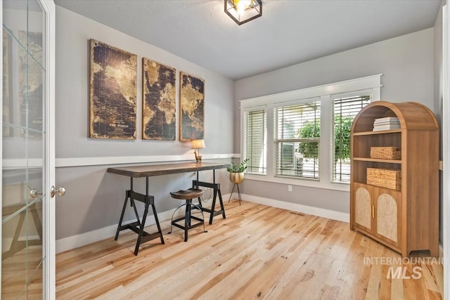 12231 W Caribee Inlet Dr, Star, ID 83669 - office featuring wood finished floors and baseboards