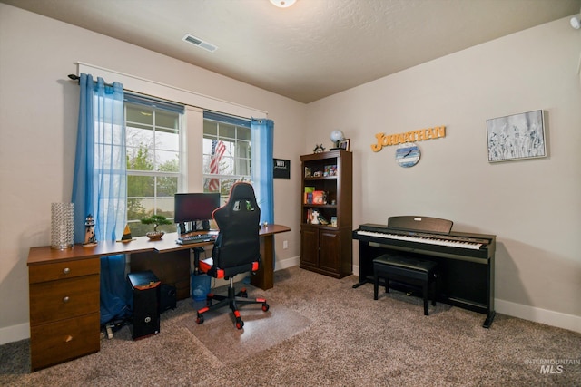 11771 W Cross Slope Way, Nampa, ID 83686 - carpeted home office featuring visible vents and baseboards
