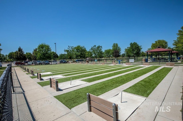 surrounding community featuring a gazebo