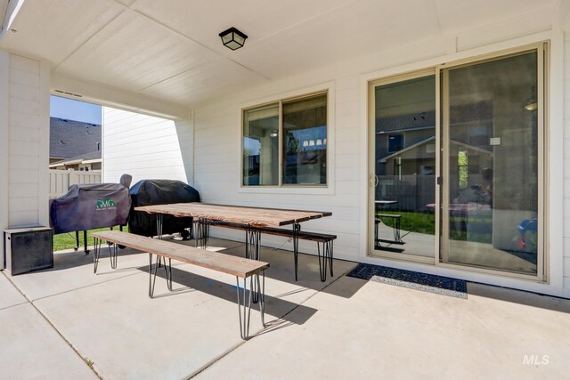 view of patio / terrace with outdoor dining space
