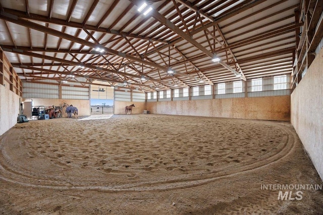 view of stable