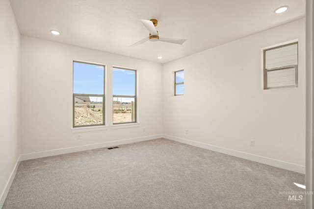 1724 Black Elm, Star, ID 83669 - empty room featuring light colored carpet, recessed lighting, and a ceiling fan