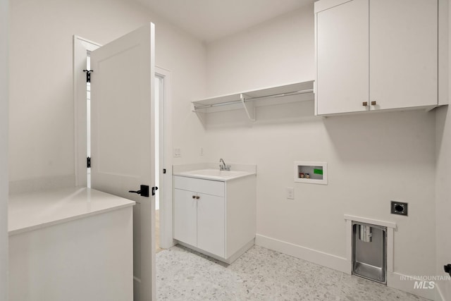 1724 Black Elm, Star, ID 83669 - laundry area featuring hookup for an electric dryer, cabinet space, and hookup for a washing machine