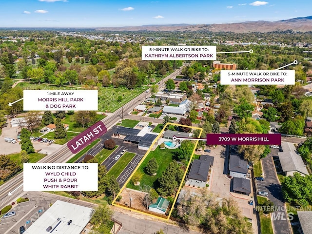 drone / aerial view