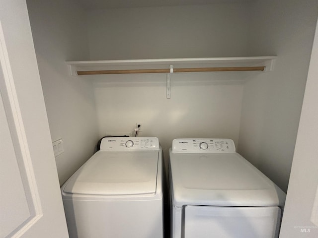5619 E Bollo St, Nampa, ID 83687 - washroom with washing machine and dryer