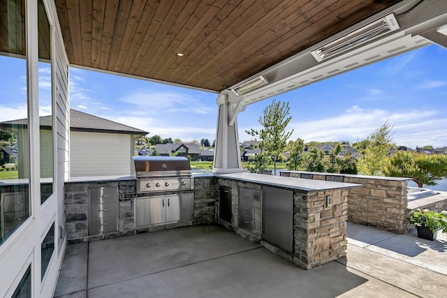 view of patio / terrace featuring area for grilling