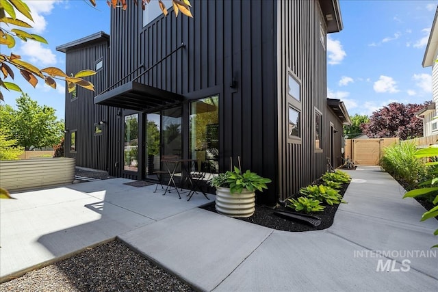 exterior space featuring a patio area