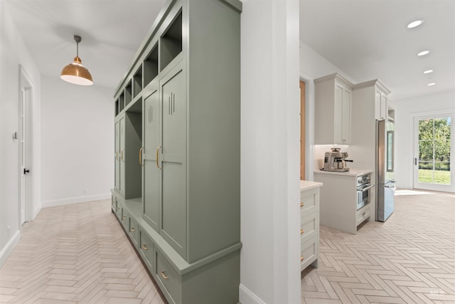 1734 S S Riparian Way, Eagle, ID 83616 - hallway with recessed lighting and baseboards