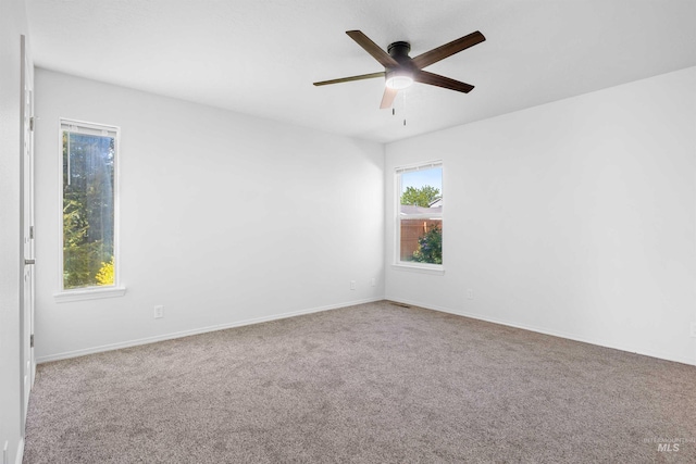 1590 Saddler St, Twin Falls, ID 83301 - spare room featuring ceiling fan, carpet flooring, and baseboards