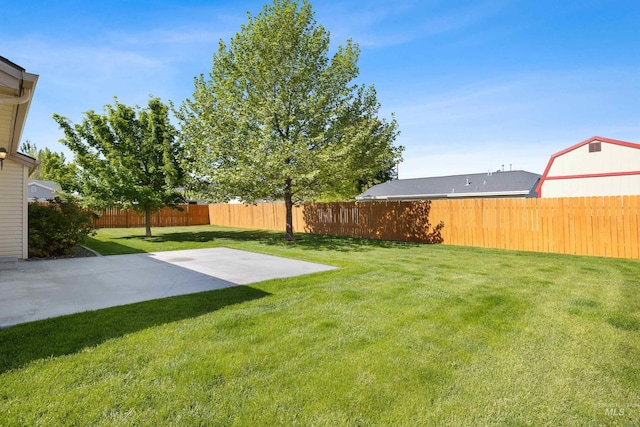 1590 Saddler St, Twin Falls, ID 83301 - view of yard with a patio area