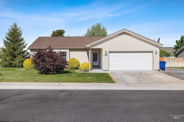 1590 Saddler St, Twin Falls, ID 83301 - ranch-style home featuring a garage and concrete driveway