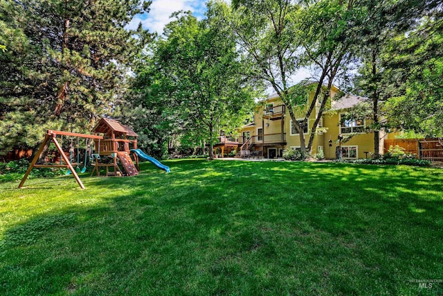 2383 E Lenox Ct, Eagle, ID 83616 - view of yard with a playground