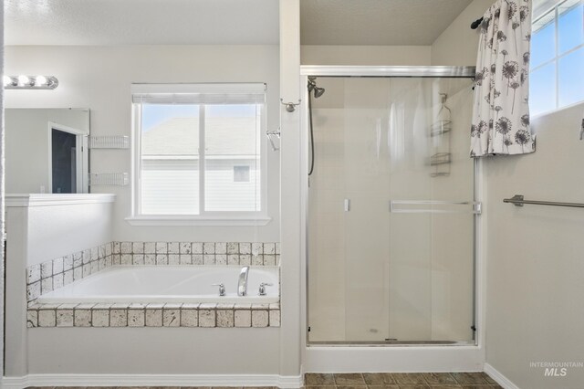 841 Shire St, Middleton, ID 83644 - full bathroom with a stall shower and a garden tub