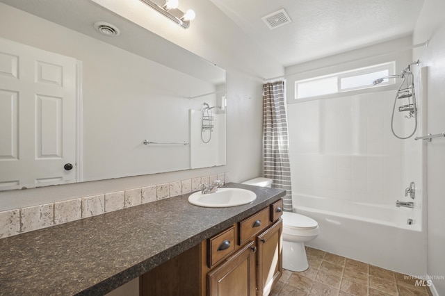 841 Shire St, Middleton, ID 83644 - full bath with toilet, shower / bath combination with curtain, and vanity