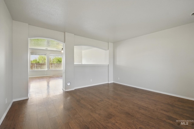 841 Shire St, Middleton, ID 83644 - unfurnished room with dark wood finished floors and baseboards