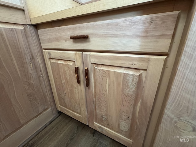 interior details featuring wood finished floors