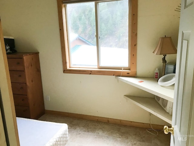 view of clothes washing area