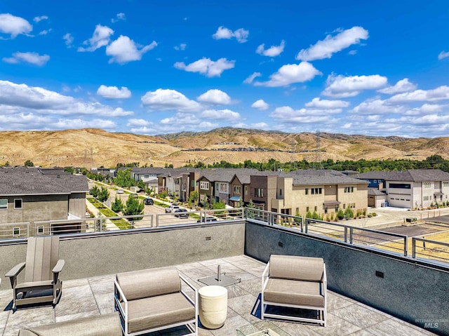 4340 E Haystack St Unit 205, Boise, ID 83716 - balcony featuring a residential view and a mountain view