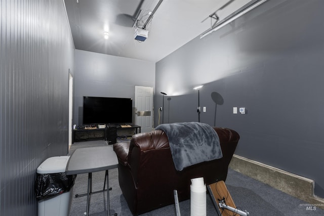 2493 S Skyview Dr, Nampa, ID 83686 - carpeted cinema featuring a garage