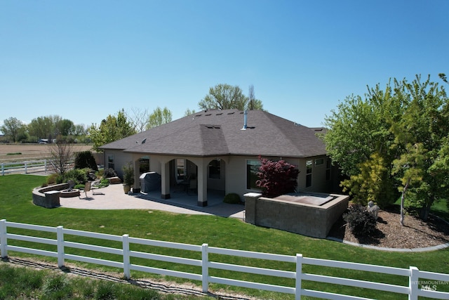 924 Main St S, Kimberly, ID 83341 - rear view of property with a patio area and roof with shingles