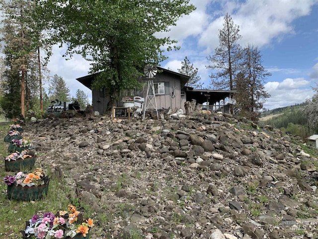 120 Three Bear Ln, Stites, ID 83552 - view of property exterior with board and batten siding