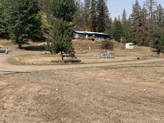 120 Three Bear Ln, Stites, ID 83552 - view of yard