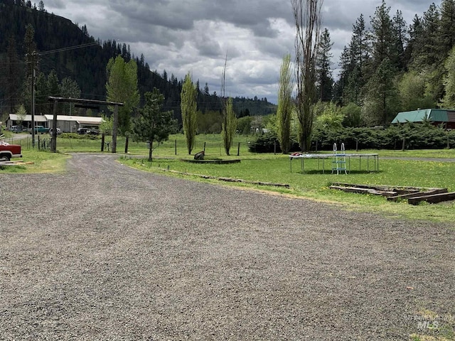 120 Three Bear Ln, Stites, ID 83552 - view of street with a view of trees and a mountain view