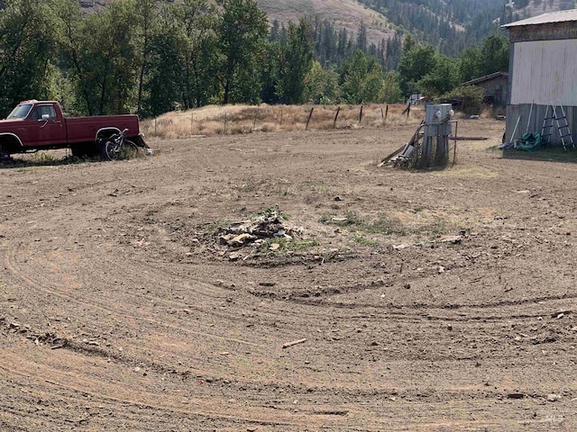 120 Three Bear Ln, Stites, ID 83552 - view of yard featuring a mountain view and a wooded view