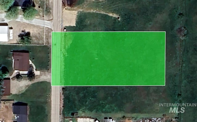 1360 Jordan Ln, Emmett, ID 83617 - aerial view of property's location with property boundaries highlighted